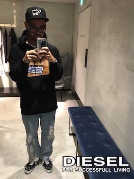 留さん（メンズ・181cm）の冬コーディネート