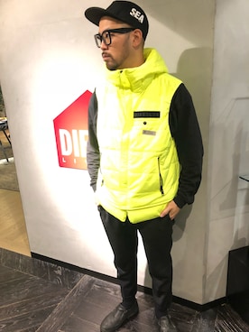 留さん（メンズ・181cm）の秋コーディネート