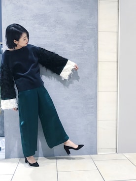 「アイテム（その他トップス）」を使った、AYAKA_OBARAさん（レディース・165cm）の秋コーディネート