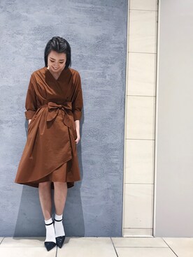 「city（シティ）のアイテム（ワンピース/ドレス）」を使った、AYAKA_OBARAさん（レディース・165cm）の冬コーディネート