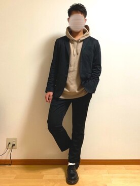「カジュアルダウン」｜「アイテム（その他）」を使った、くさきゆうせさん（メンズ・168cm）の秋コーディネート