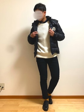 「GOSTAR DE FUGA（ゴスタール ジフーガ）のアイテム（シューズ）」を使った、くさきゆうせさん（メンズ・168cm）の冬コーディネート