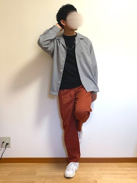 「TETE HOMME（テットオム）のアイテム（シューズ）」を使った、くさきゆうせさん（メンズ・168cm）の春コーディネート