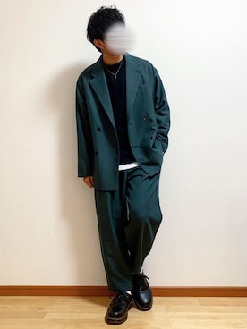 くさきゆうせさん（メンズ・168cm）の冬コーディネート