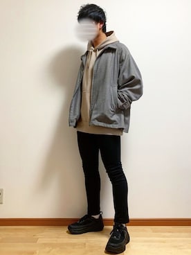 くさきゆうせさん（メンズ・168cm）の冬コーディネート