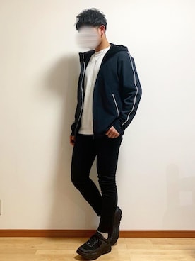 「Calvin Klein PLATINUM（カルバン・クライン プラティナム）のアイテム（ジャケット/アウター）」を使った、くさきゆうせさん（メンズ・168cm）の春コーディネート
