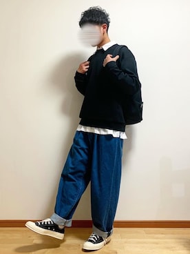 「SAINT LAURENT PARIS（サンローランパリ）のアイテム（バッグ）」を使った、くさきゆうせさん（メンズ・168cm）の春コーディネート