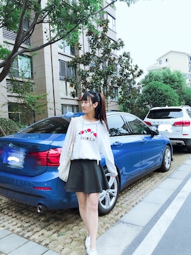 「CANDIES（キャンディーズ）のアイテム」を使った、sonenmiさん（レディース・162cm）の秋コーディネート