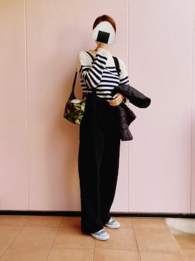 「I am I （アイアムアイ）のアイテム（トップス）」を使った、なっさん（レディース・167cm）の春コーディネート