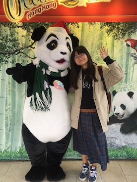 「ASH（アッシュ）のアイテム（ジャケット/アウター）」を使った、Kandy:)さん（レディース・161cm）の冬コーディネート