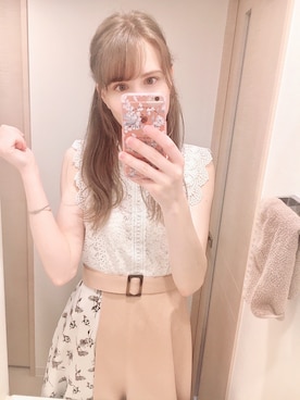 𝒜𝓃𝒶さん（レディース・167cm）の春コーディネート