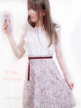 𝒜𝓃𝒶さん（レディース・167cm）の夏コーディネート