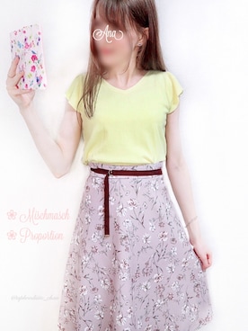 𝒜𝓃𝒶さん（レディース・167cm）の夏コーディネート