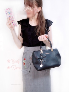 「tocco（トッコ）のアイテム（スカート）」を使った、𝒜𝓃𝒶さん（レディース・167cm）の夏コーディネート