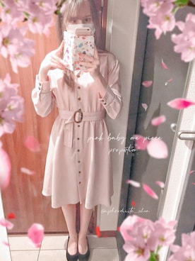 「PROPORTION BODY DRESSING（プロポーションボディドレッシング）のアイテム（ワンピース/ドレス）」を使った、𝒜𝓃𝒶さん（レディース・167cm）の秋コーディネート