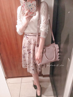 「le reve vaniller（ル レーヴ ヴァニレ）のアイテム」を使った、𝒜𝓃𝒶さん（レディース・167cm）の秋コーディネート