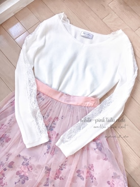 「le reve vaniller（ル レーヴ ヴァニレ）のアイテム」を使った、𝒜𝓃𝒶さん（レディース・167cm）の秋コーディネート