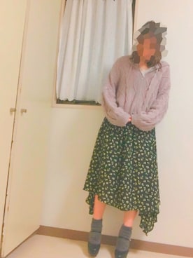 aya❁*·⑅さん（レディース・159cm）の冬コーディネート