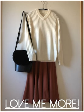 「NETSTAR（ネットスター）のアイテム（スカート）」を使った、teey+さん（レディース・155cm）の春コーディネート