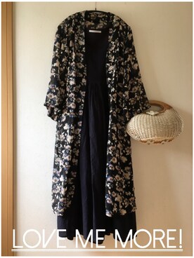 「CASUCAのアイテム」を使った、teey+さん（レディース・155cm）の夏コーディネート