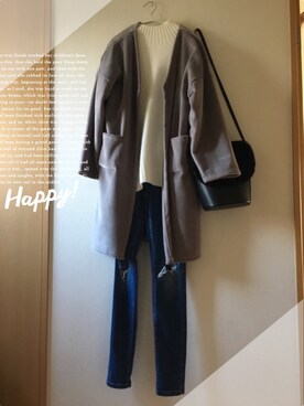 teey+さん（レディース・155cm）の冬コーディネート