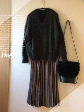 teey+さん(レディース・155cm)の冬コーディネート