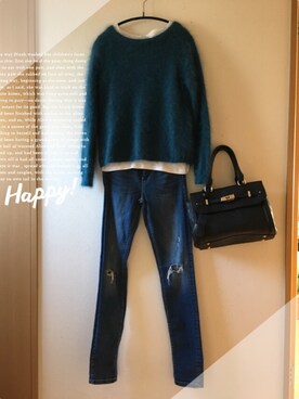 teey+さん(レディース・155cm)の冬コーディネート