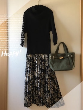 「sita parantica（シータパランティカ）のSITA PARANTICA CANVAS TOTE BAG（トートバッグ）」を使った、teey+さん（レディース・155cm）の春コーディネート