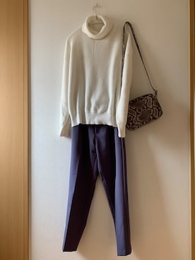 「オペークドットクリップ」｜teey+さん（レディース・155cm）の冬コーディネート