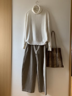 「オペークドットクリップ」｜teey+さん（レディース・155cm）の冬コーディネート