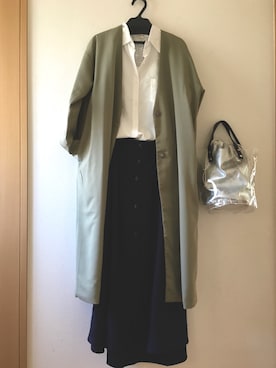 「RAZIEL（ラジエル）のアイテム」を使った、teey+さん（レディース・155cm）の春コーディネート