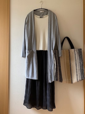 「メロートップス」｜「アイテム（サンダル）」を使った、teey+さん（レディース・155cm）の夏コーディネート