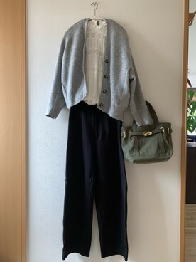「sita parantica（シータパランティカ）のSITA PARANTICA CANVAS TOTE BAG（トートバッグ）」を使った、teey+さん（レディース・155cm）の秋コーディネート