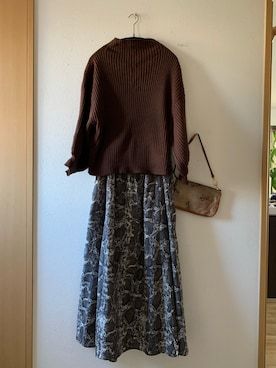 「WR（ダブルアール）のアイテム」を使った、teey+さん（レディース・155cm）の冬コーディネート