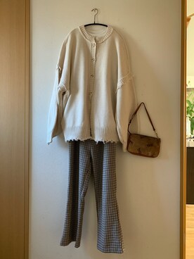 「WR（ダブルアール）のアイテム」を使った、teey+さん（レディース・155cm）の冬コーディネート