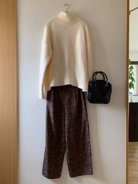 「ペイズリー柄パンツ」｜teey+さん（レディース・155cm）の春コーディネート