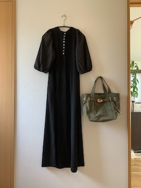 「sita parantica（シータパランティカ）のSITA PARANTICA CANVAS TOTE BAG（トートバッグ）」を使った、teey+さん（レディース・155cm）の秋コーディネート