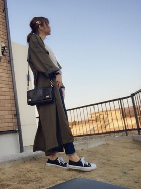 「rinto（リント）のアイテム」を使った、はるしゃんさん（レディース・156cm）の春コーディネート