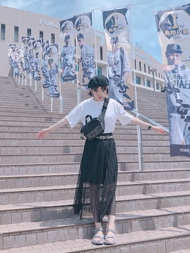 𝚔𝚘𝚣𝚞𝚢𝚊𝚖𝚊さん(レディース・165cm)の夏コーディネート