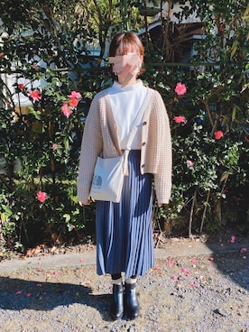「abcdevol（エービーシーディーイーボル）のアイテム」を使った、𝚔𝚘𝚣𝚞𝚢𝚊𝚖𝚊さん（レディース・165cm）の冬コーディネート