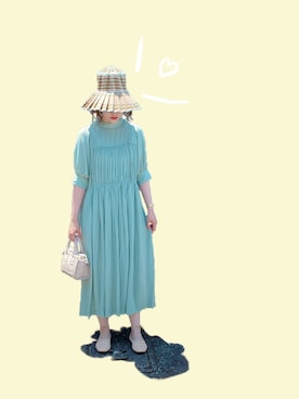 「おめかしコーデ」｜「アイテム（バレエシューズ）」を使った、𝚔𝚘𝚣𝚞𝚢𝚊𝚖𝚊さん（レディース・165cm）の春コーディネート