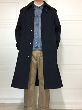 「sandro（サンドロ）のアイテム（ジャケット/アウター）」を使った、g_o_o_d goodsさん（メンズ・174cm）の春コーディネート