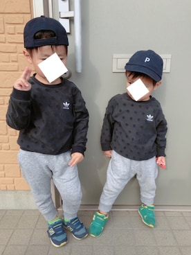 Kaaaさん（キッズ・80cm）の秋コーディネート