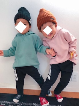 Kaaaさん（キッズ・100cm）の冬コーディネート