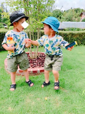 Kaaaさん（キッズ・100cm）の夏コーディネート