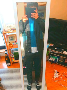 「初心者コーデ」｜「アイテム（ジャケット/アウター）」を使った、ぶんちゃんさん（メンズ・180cm）の冬コーディネート