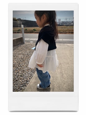 youさん（キッズ・100cm）の冬コーディネート