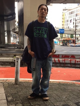 「ANARC of hex（アナークオブヘックス）のアイテム」を使った、Yuya Nagaiさん（メンズ・170cm）の夏コーディネート