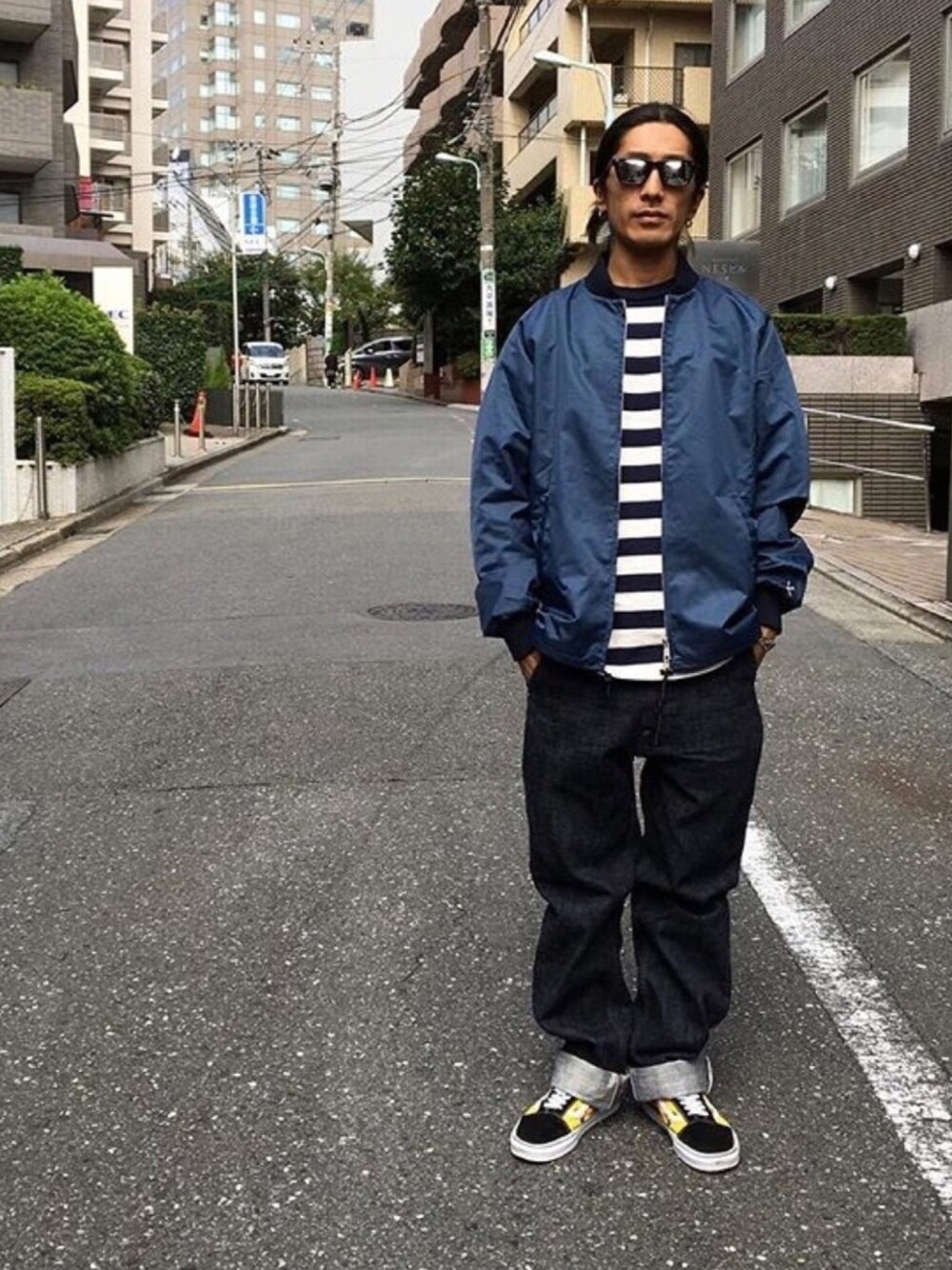 Yuya Nagai｜BLUCOのナイロンジャケットを使ったコーディネート - WEAR