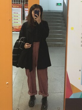 「日常」｜「アイテム（その他）」を使った、senzhnnlさん（レディース・160cm）の冬コーディネート
